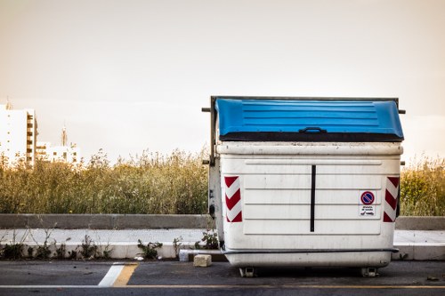Builders skip hire service in Covent Garden site