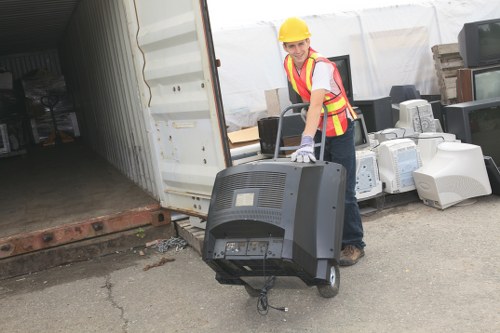 Customer booking a skip hire service with Skip Hire Covent Garden