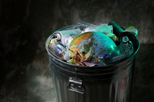 Professional waste collection team in Covent Garden